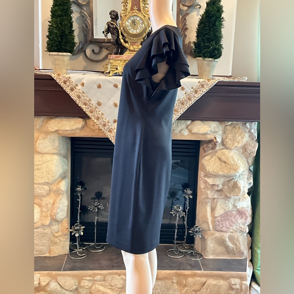 Tommy Hilfiger Women’s Flutter Sleeves Scuba Dress 10 - Picture 6 of 14